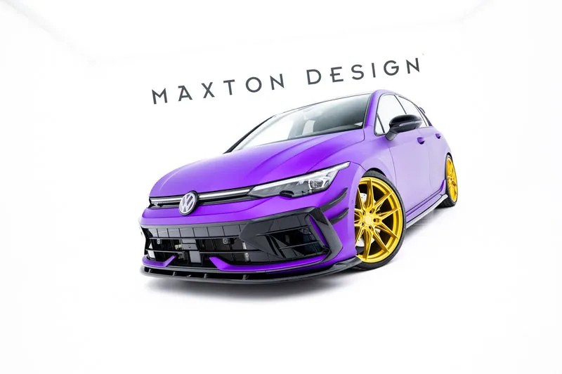 Передний сплиттер V.2 — Volkswagen Golf R Hatchback Mk8 Facelift (2024–)