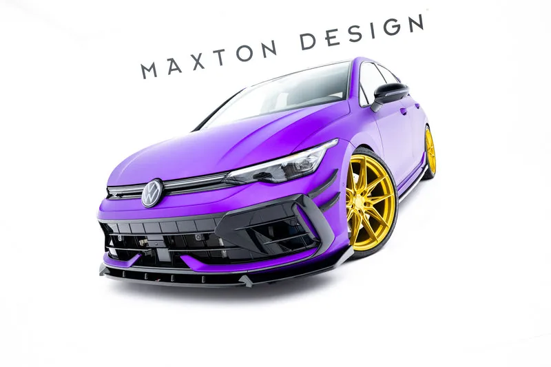 Передний сплиттер V.3 — Volkswagen Golf R Hatchback Mk8 Facelift (2024–)