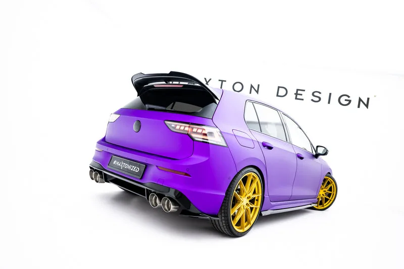 Tagumised küljesplitterid V.8 — Volkswagen Golf R Hatchback Mk8 / Mk8 Facelift (2020–)