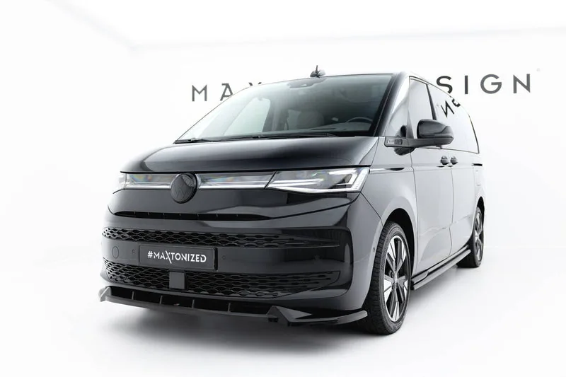 Передний сплиттер — Volkswagen Multivan Long T7 (2021–)
