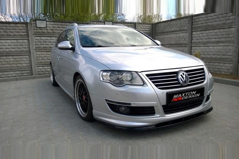 Esisplitter — Volkswagen Passat B6 R-LINE (2005–2010)
