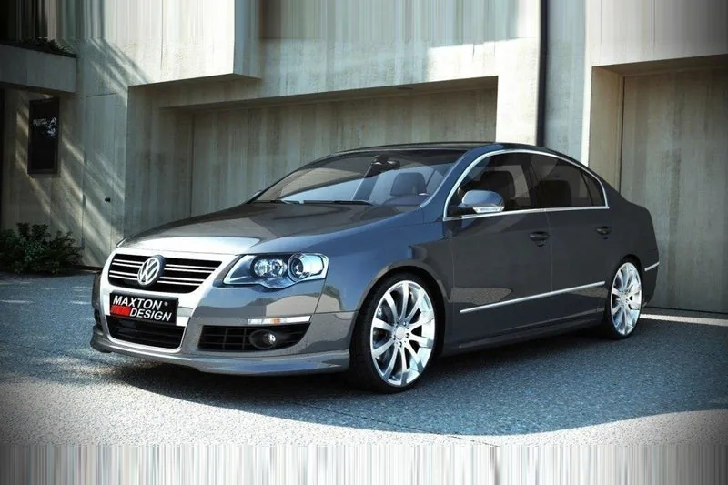 Передний сплиттер — Volkswagen Passat B6 ( R-LINE LOOK ) (2005–2010)