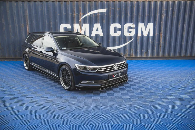 Front splitter V.2 — Volkswagen Passat B8 (2014–2019)