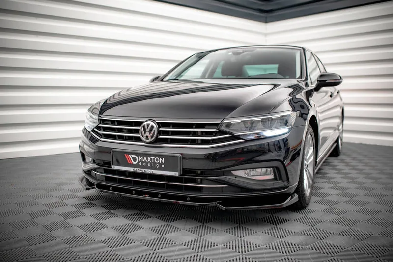 Передний сплиттер V.1 — Volkswagen Passat B8 Facelift (2019–2023)