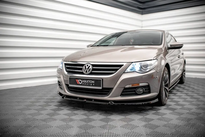 Передний сплиттер V.3 — Volkswagen Passat CC