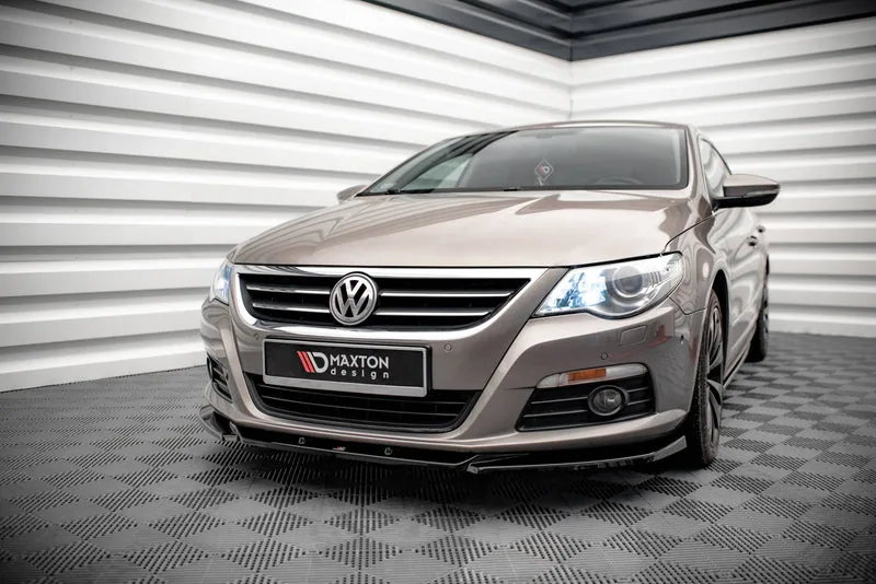 Передний сплиттер V.4 — Volkswagen Passat CC