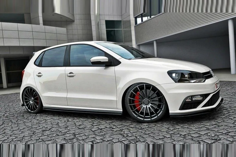 Накладки на пороги — Volkswagen Polo GTI Mk5 Facelift (2014–2017)