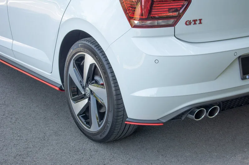 Rear side splitters — Volkswagen Polo GTI Mk6 (2017–2021)