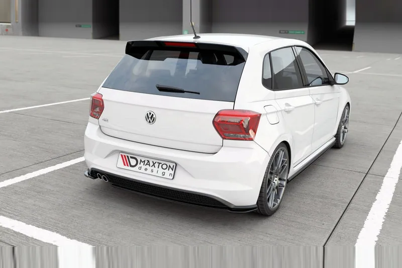 Задние боковые сплиттеры V.2 — Volkswagen Polo GTI / R-line Mk6 (2017–2021)