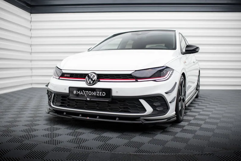 Esisplitter V.2 — Volkswagen Polo GTI Mk6 Facelift (2021–)