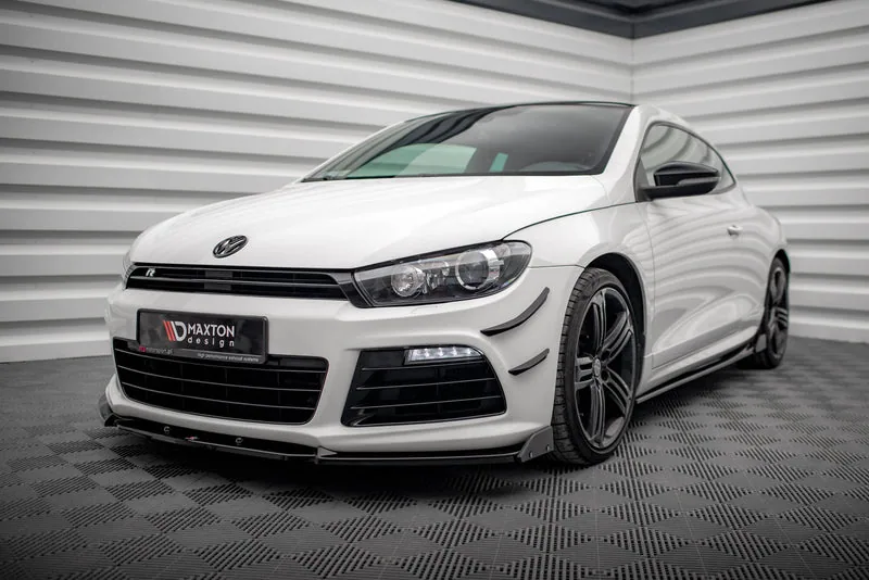 Front splitter V.3 + flaps — Volkswagen Scirocco R Mk3 (2008–2014)