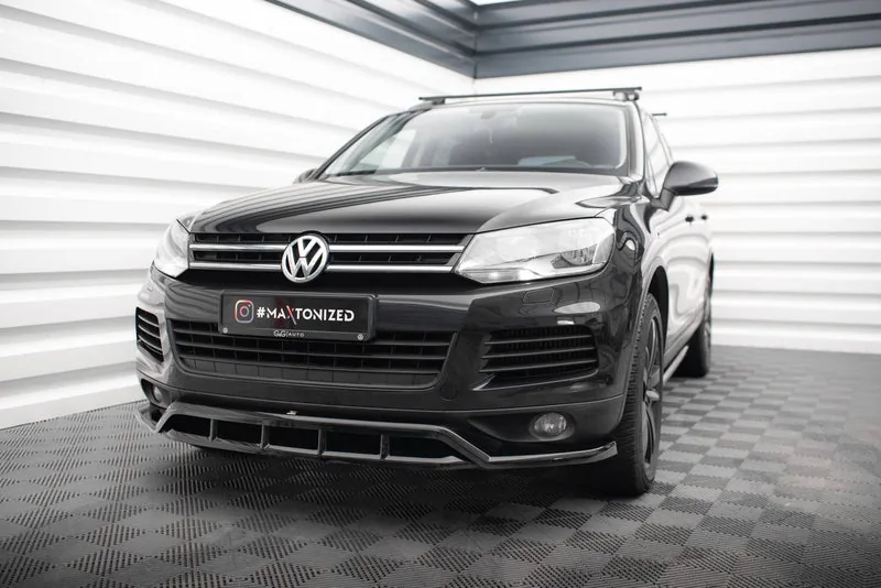Передний сплиттер — Volkswagen Touareg Mk2 (2010–2015)