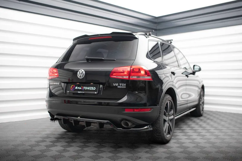 Задний сплиттер с вертикальными рёбрами — Volkswagen Touareg Mk2 (2010–2015)