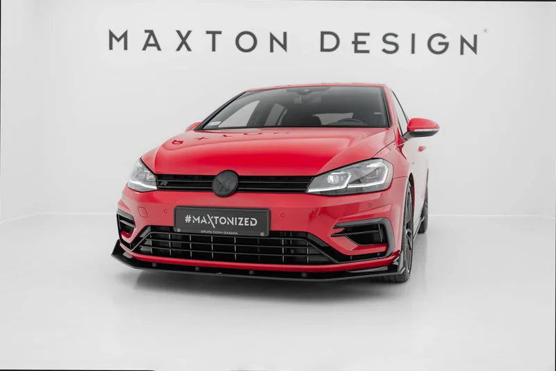 Передний сплиттер Street Pro V.2 — Volkswagen Golf R / R-Line Mk7 Facelift (2016–2020)