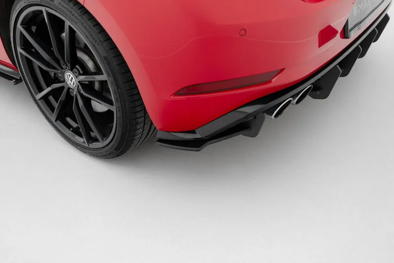 Задние боковые сплиттеры Street Pro — Volkswagen Golf R Mk7 Facelift (2016–2020)