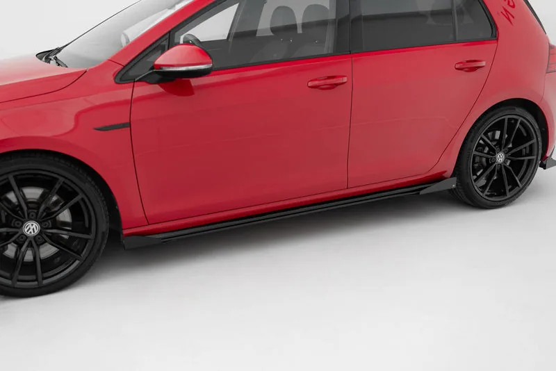 Side skirts Street Pro + flaps — Volkswagen Golf R / R-Line Mk7 Facelift (2016–2020)