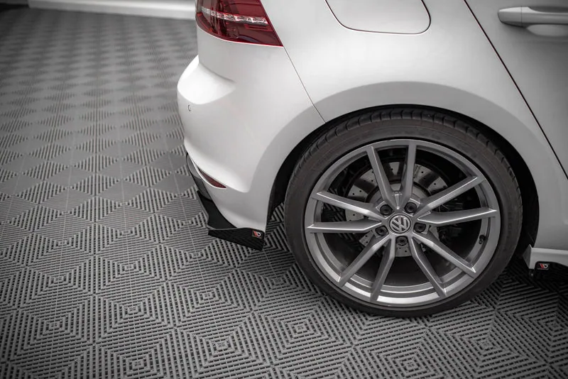 Tagumised küljesplitterid Street Pro + tiivakesed — Volkswagen Golf R Mk7 (2013–2016)