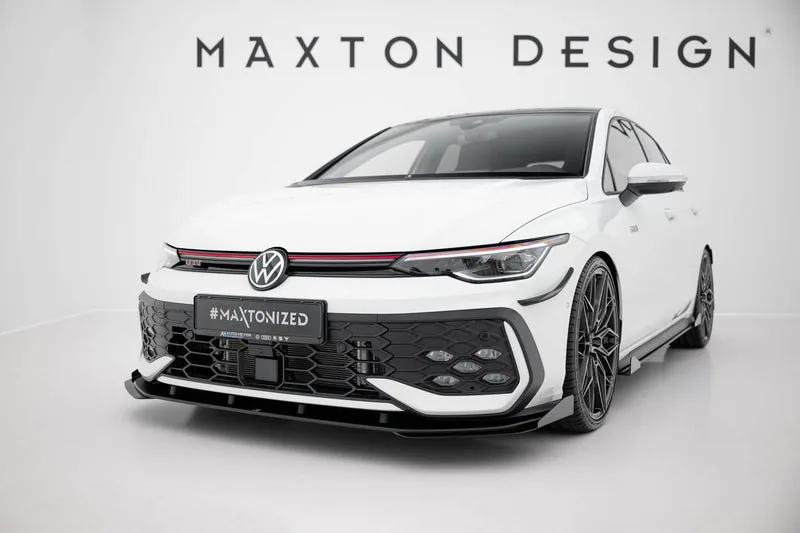 Front splitter Street Pro + flaps — Volkswagen Golf GTI / GTE / R-Line Mk8 Facelift (2024–)