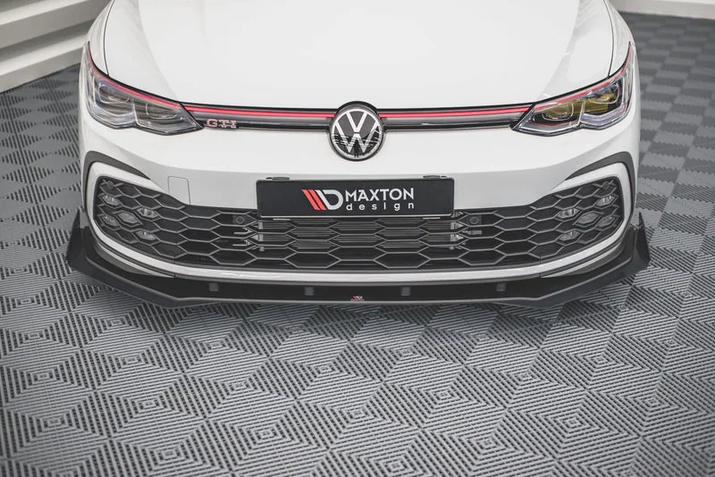 Esisplitter Street Pro + tiivakesed — Volkswagen Golf GTI / GTE / GTD / R-Line Mk8 (2019–)