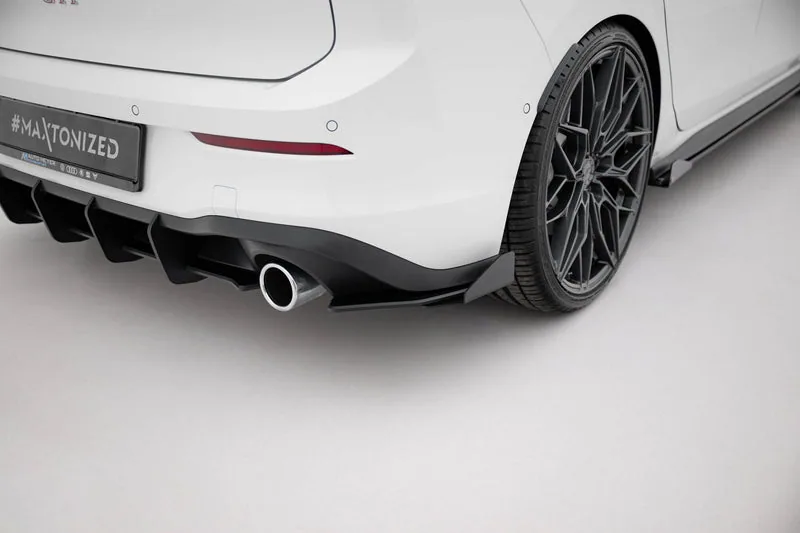 Rear side splitters Street Pro + flaps — Volkswagen Golf GTI / GTE / R-Line Mk8 (2020–)
