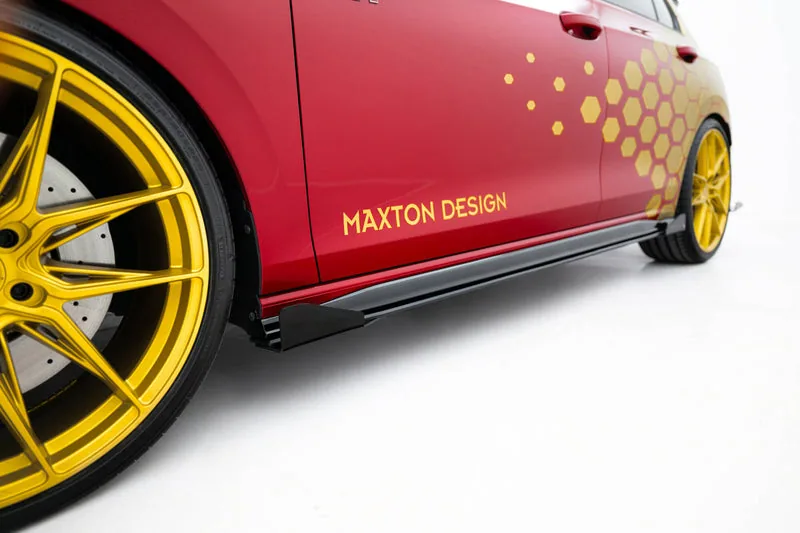 Side skirts Street Pro + flaps — Volkswagen Golf GTI Clubsport Mk8 Facelift (2024–)