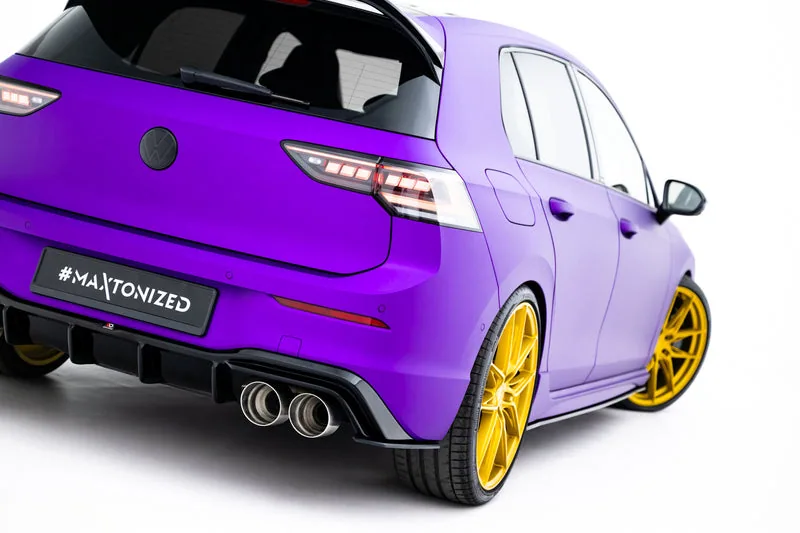 Tagumised küljesplitterid Street Pro V.2 — Volkswagen Golf R Hatchback Mk8 / Mk8 Facelift  Fits only with :  VW-GO-8-R-RS2G (2020–)