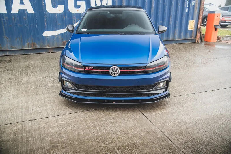 Front splitter Street Pro — Volkswagen Polo GTI Mk6 (2017–2021)