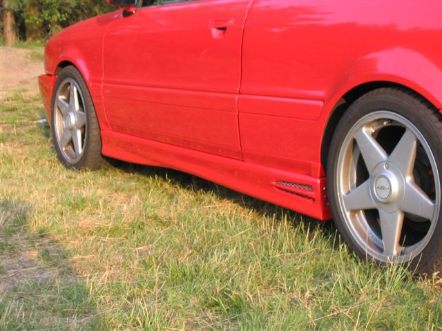Накладки на пороги RDX GT4 – Audi 80-B3/B4 купе/кабриолет