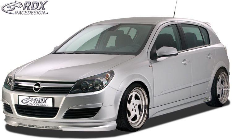 Передний спойлер RDX – Opel Astra H 4/5-дверный