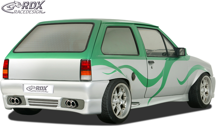Накладки на пороги RDX GT4 – Opel Corsa A (низкая версия)