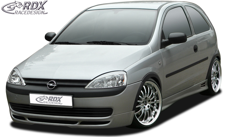 Передний спойлер RDX – Opel Corsa C –2002