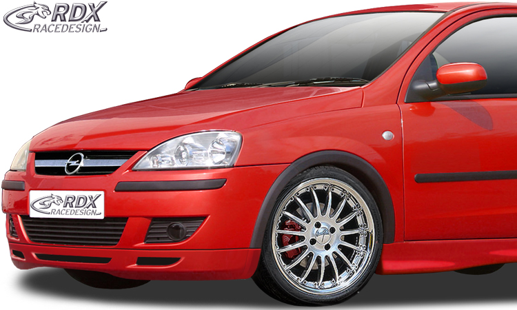 Передний спойлер RDX – Opel Corsa C 2002–