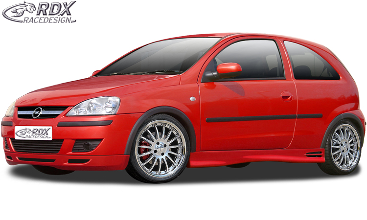 RDX front splitter – Opel Corsa C 2002–