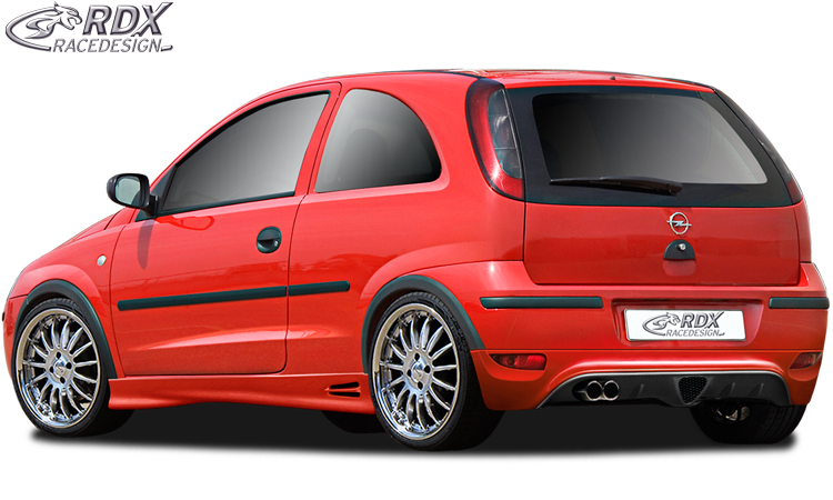 Задний диффузор RDX – Opel Corsa C