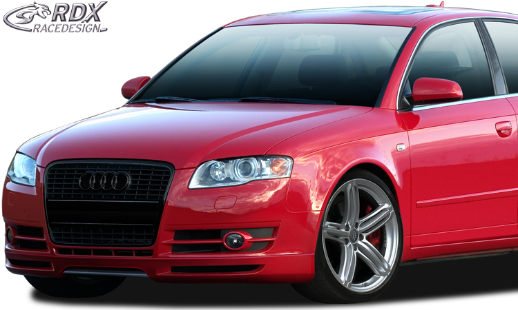 RDX esispoiler – Audi A4 B7 (sh B7 8H kabriolett) (ilma S-Line-Frontbumper)