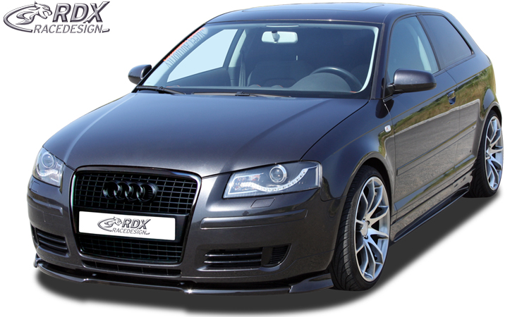 RDX VARIO-X front splitter – Audi A3 8P 2005–2008 (3-door + Sportback)