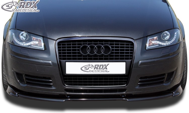 RDX VARIO-X front splitter – Audi A3 8P 2005–2008 (3-door + Sportback)