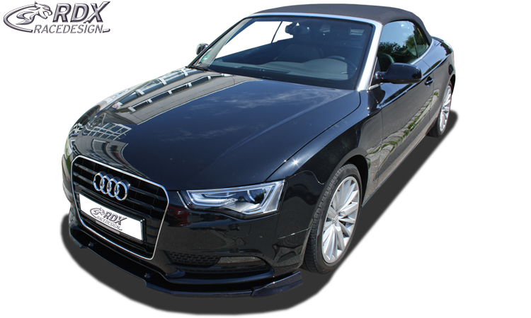 RDX VARIO-X front splitter – Audi A5 2011– (coupé + convertible + Sportback, standard front bumper)