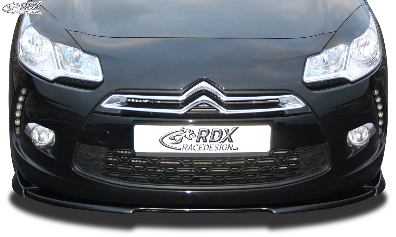 Передний сплиттер RDX VARIO-X – Citroën DS3 (2010–2016)