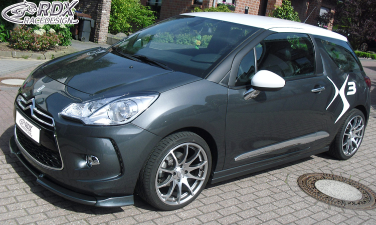 Передний сплиттер RDX VARIO-X – Citroën DS3 (2010–2016)