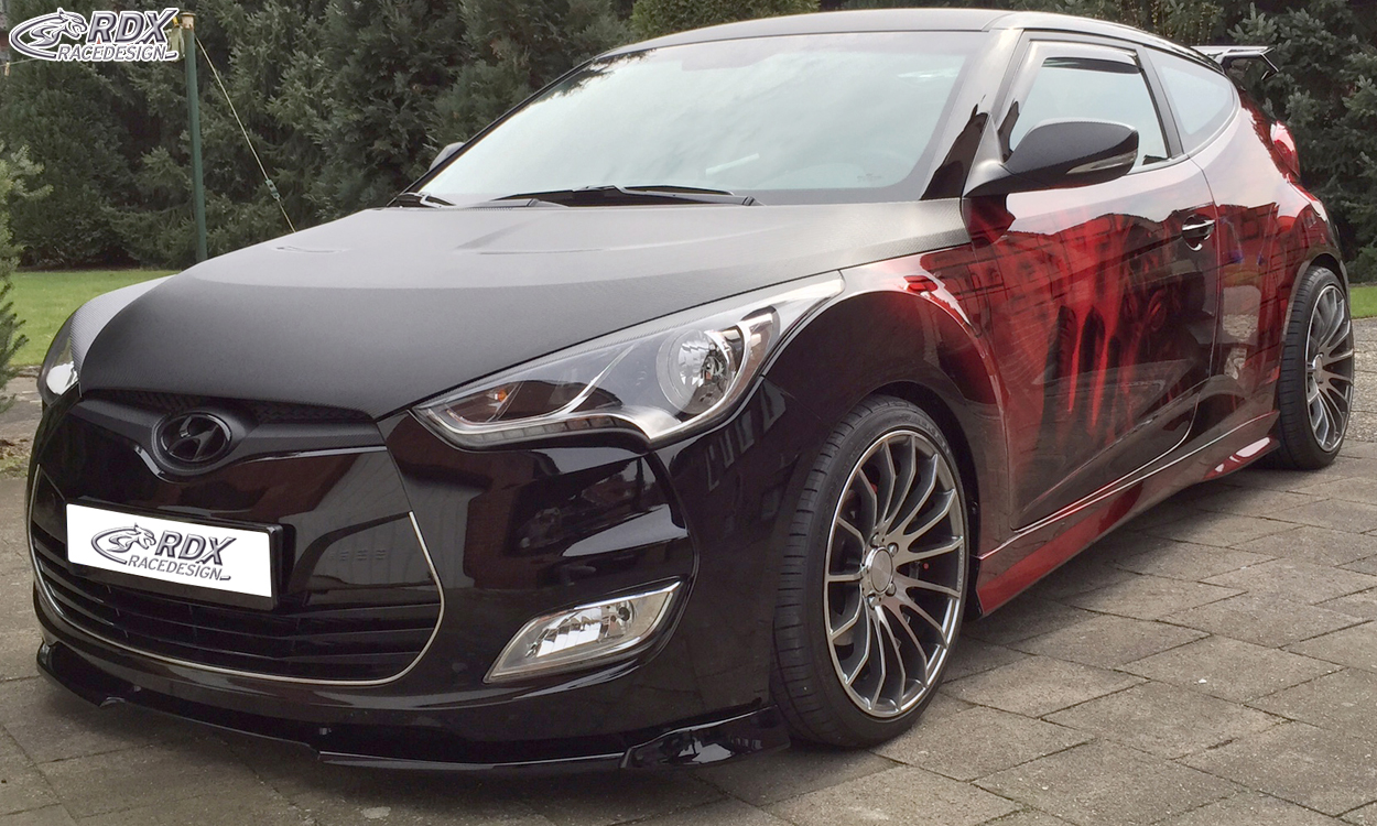 RDX VARIO-X front splitter – Hyundai Veloster