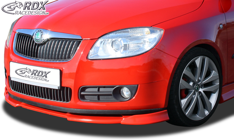 RDX VARIO-X front splitter – Škoda Fabia 2 type 5J –2010 (also Roomster)
