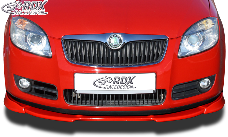 RDX VARIO-X front splitter – Škoda Fabia 2 type 5J –2010 (also Roomster)