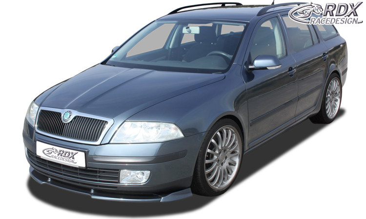 RDX VARIO-X esispoiler – Škoda Octavia 2 tüüp 1Z –2008 (mitte RS)
