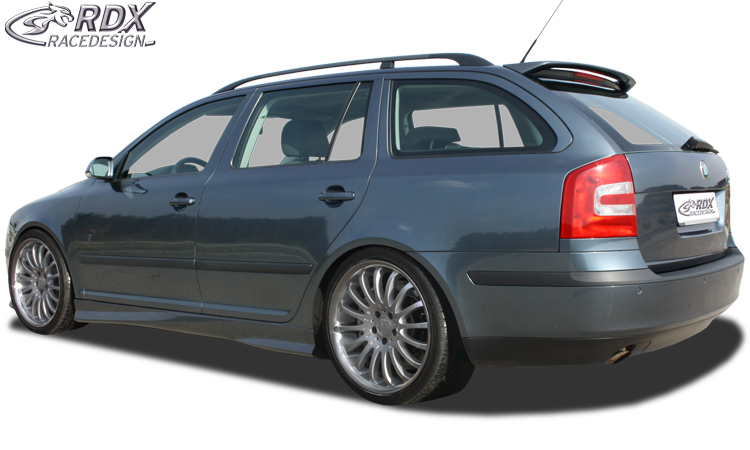 Накладки на пороги RDX Turbo – Škoda Octavia 2/1Z (вкл. рестайлинг)