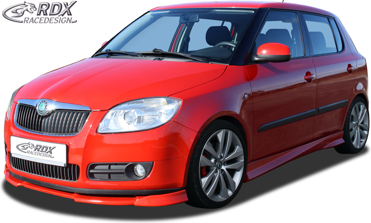 RDX Turbo side skirts – Škoda Fabia 2/5J (–2010 & facelift 2010–)