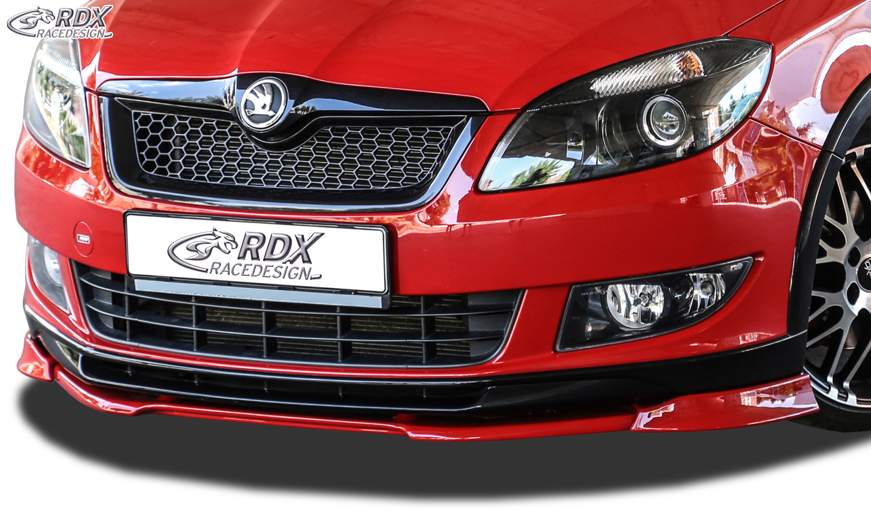 RDX VARIO-X front splitter – Škoda Fabia 2 type 5J 2010– Monte Carlo