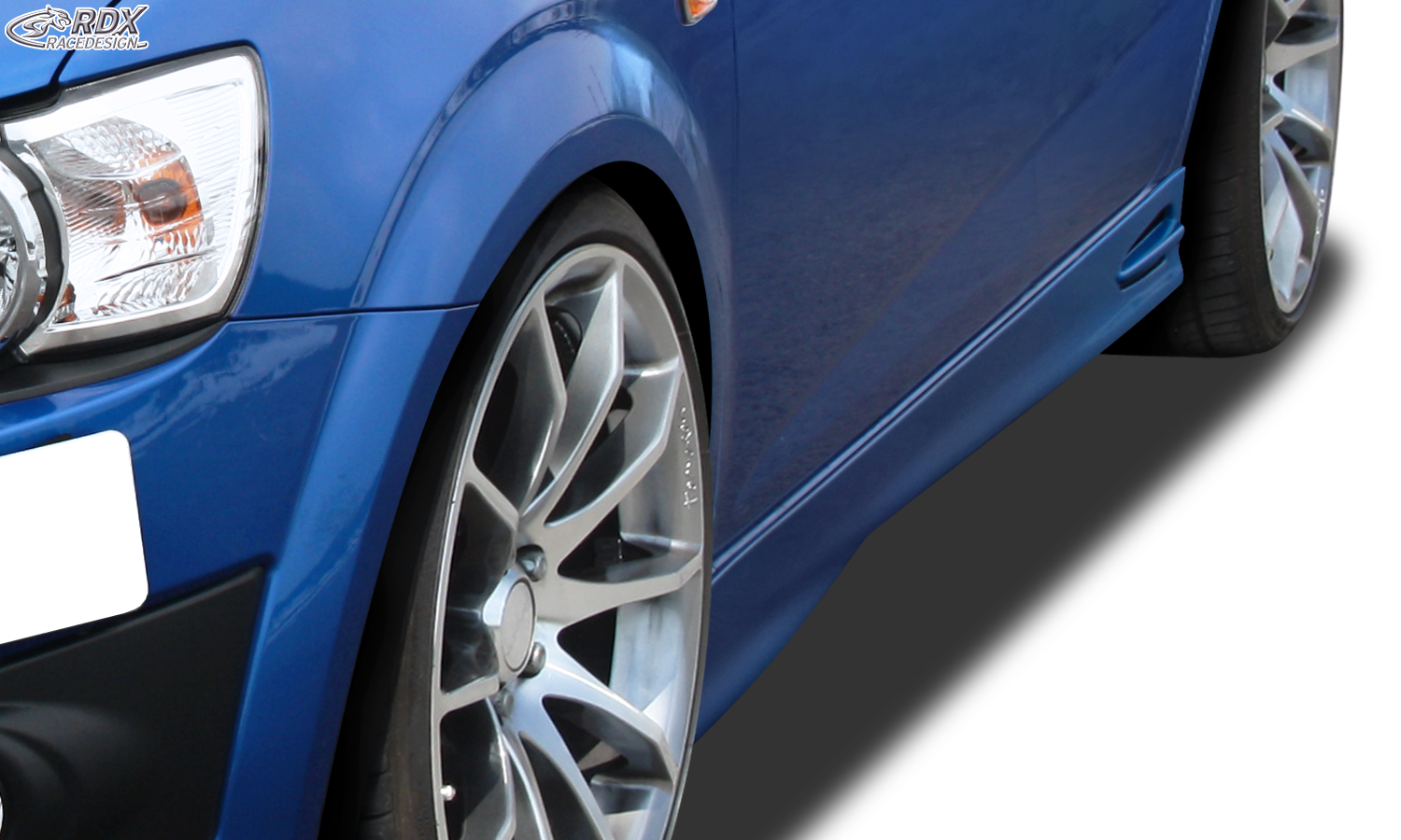 RDX GT4 side skirts – Chevrolet Aveo (T300)