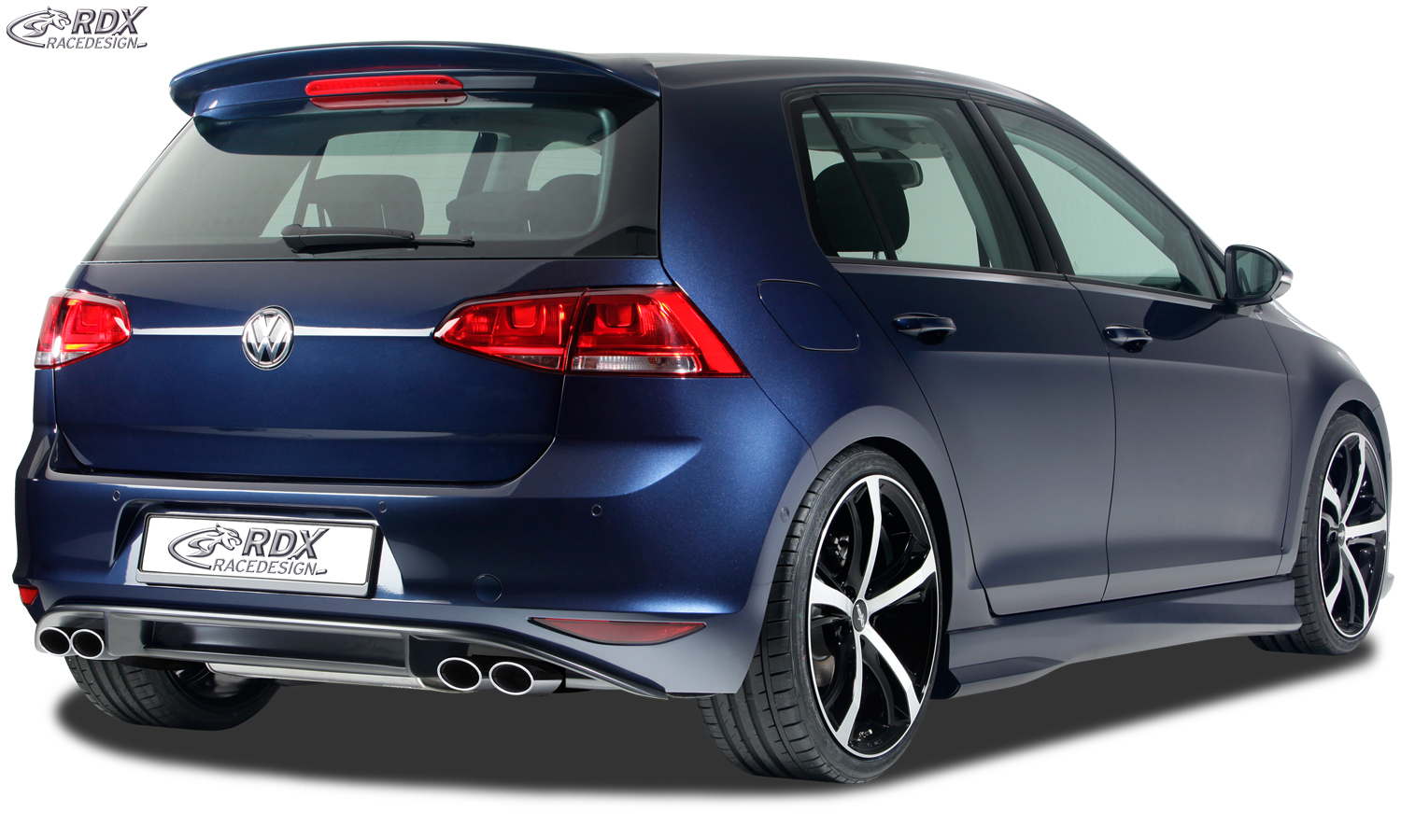 Задний диффузор RDX R-Look – Volkswagen Golf 7 (центральная часть)