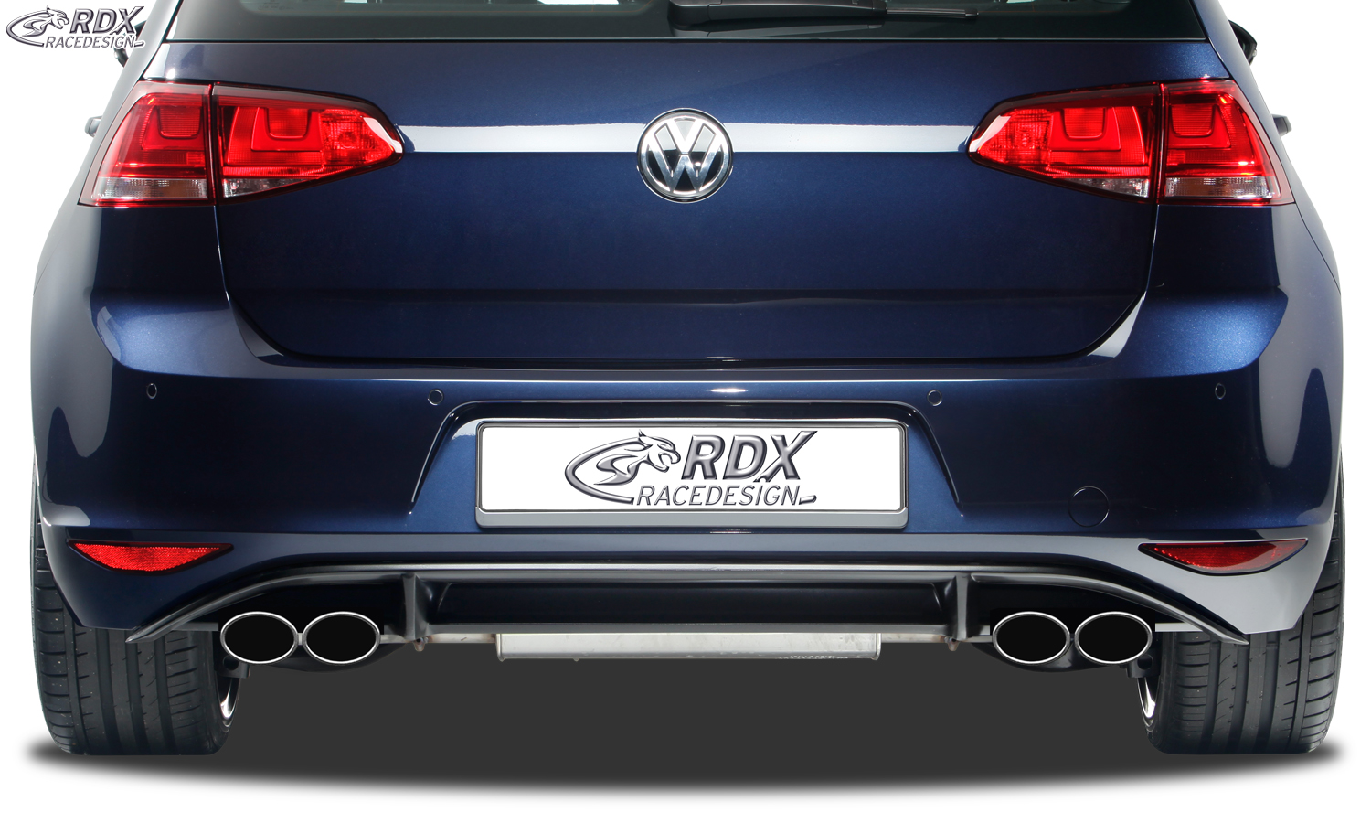 Задний диффузор RDX R-Look – Volkswagen Golf 7 (центральная часть)